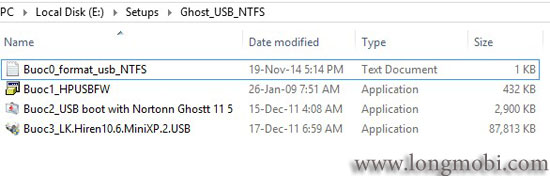 tao usb ghost don gian