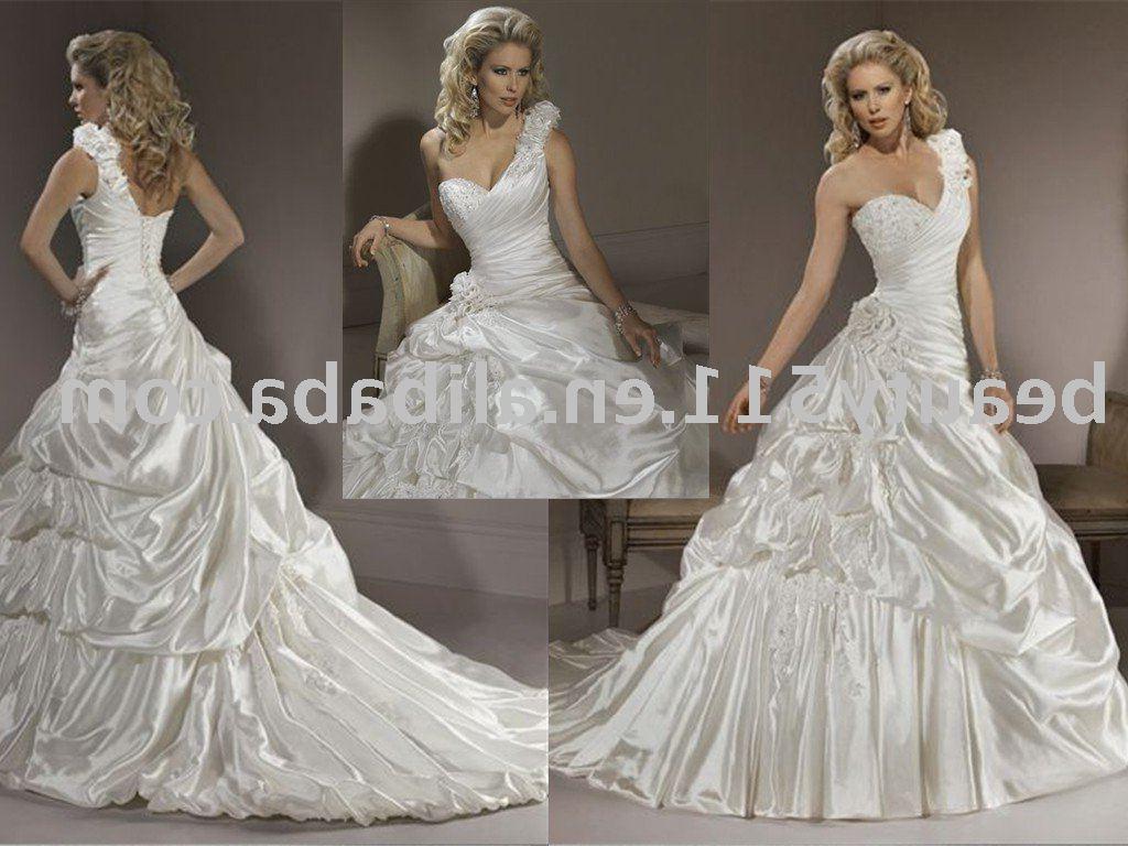 strapless lace wedding dresses 2011 New Style Unique Lace Bridal