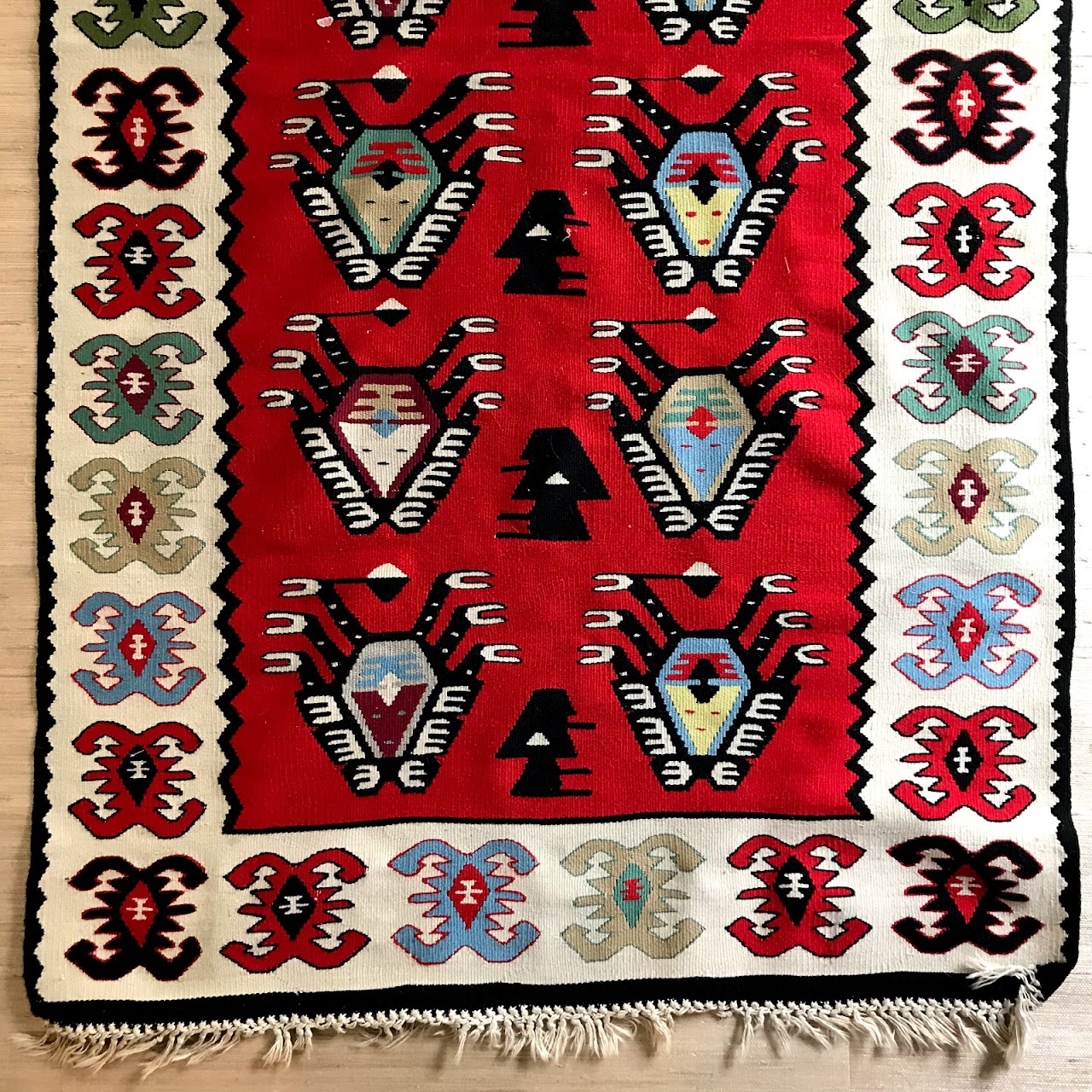 Wool Kilim Tribal Runner