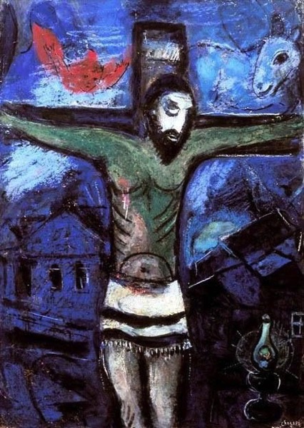 CHRIST EN CROIX  CHAGALL