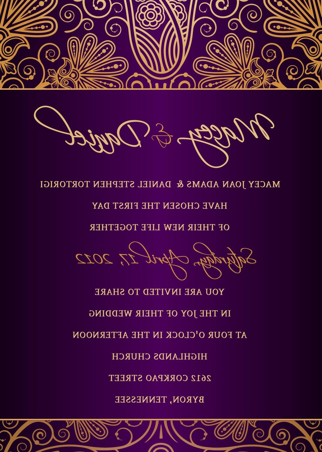 Wedding Invitation Template