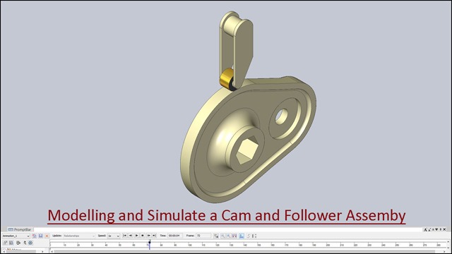 Modelling and Simulate a Cam and Follower Assembly