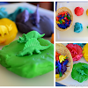 Fun Dinosaur Color Sorting with Homemade Playdough Recipe