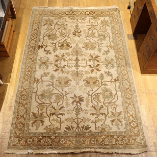 Floral Wool Area Rug