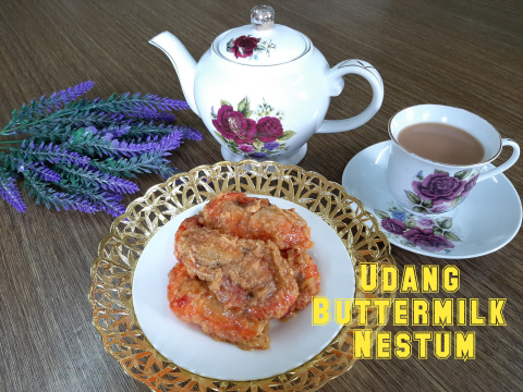 Resepi Udang Masak Buttermilk Nestum