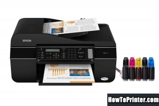 Reset Epson TX510FN printer with Epson reset program