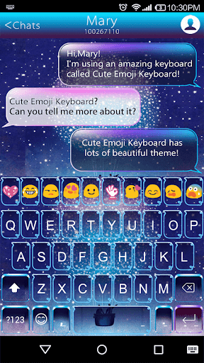 Space Travel Emoji Keyboard