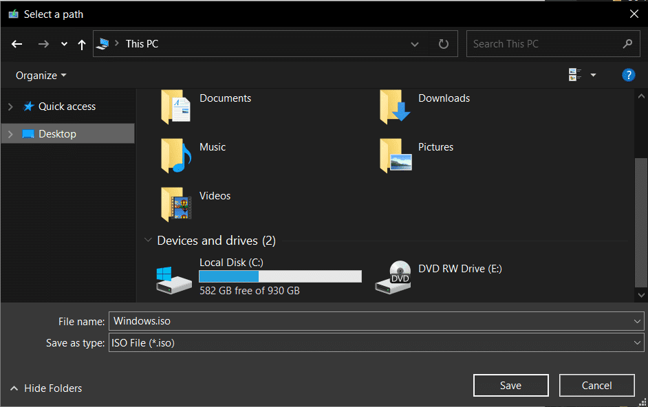 Klikněte na Refresh Drive List nebo znovu připojte USB