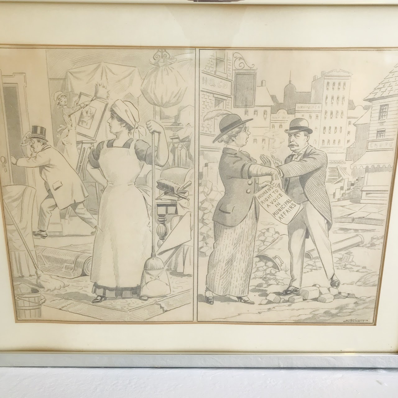 Samuel Ehrhart Signed Drawing