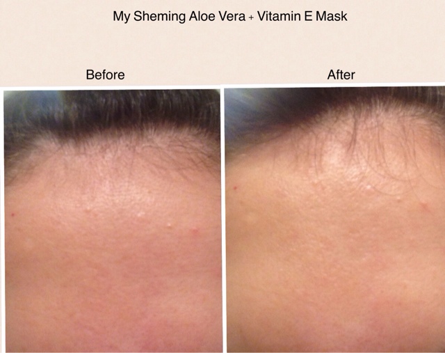 Sheet Masks Review: My Scheming Aloe Vera Vitamin E and Naruko 