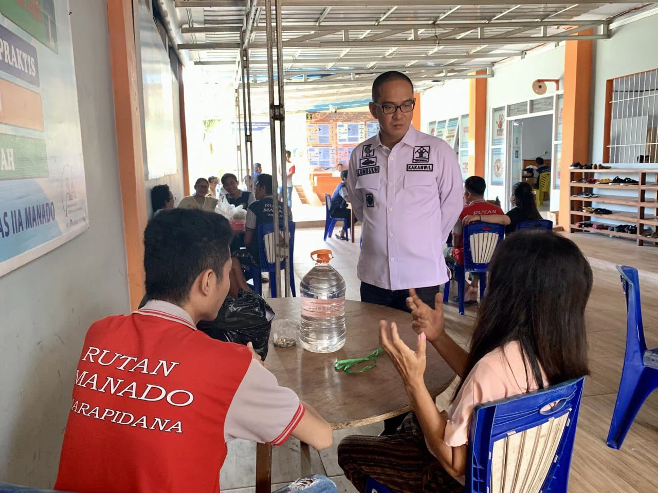 Tim TPI melakukan evaluasi sekaligus simulasi kesiapan 2 satuan kerja yaitu Rumah Tahanan Kelas IIA Manado. (Foto istimewa)