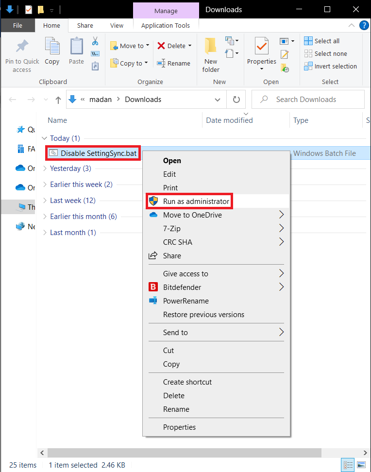 Esegui il file scaricato con diritti di amministratore.