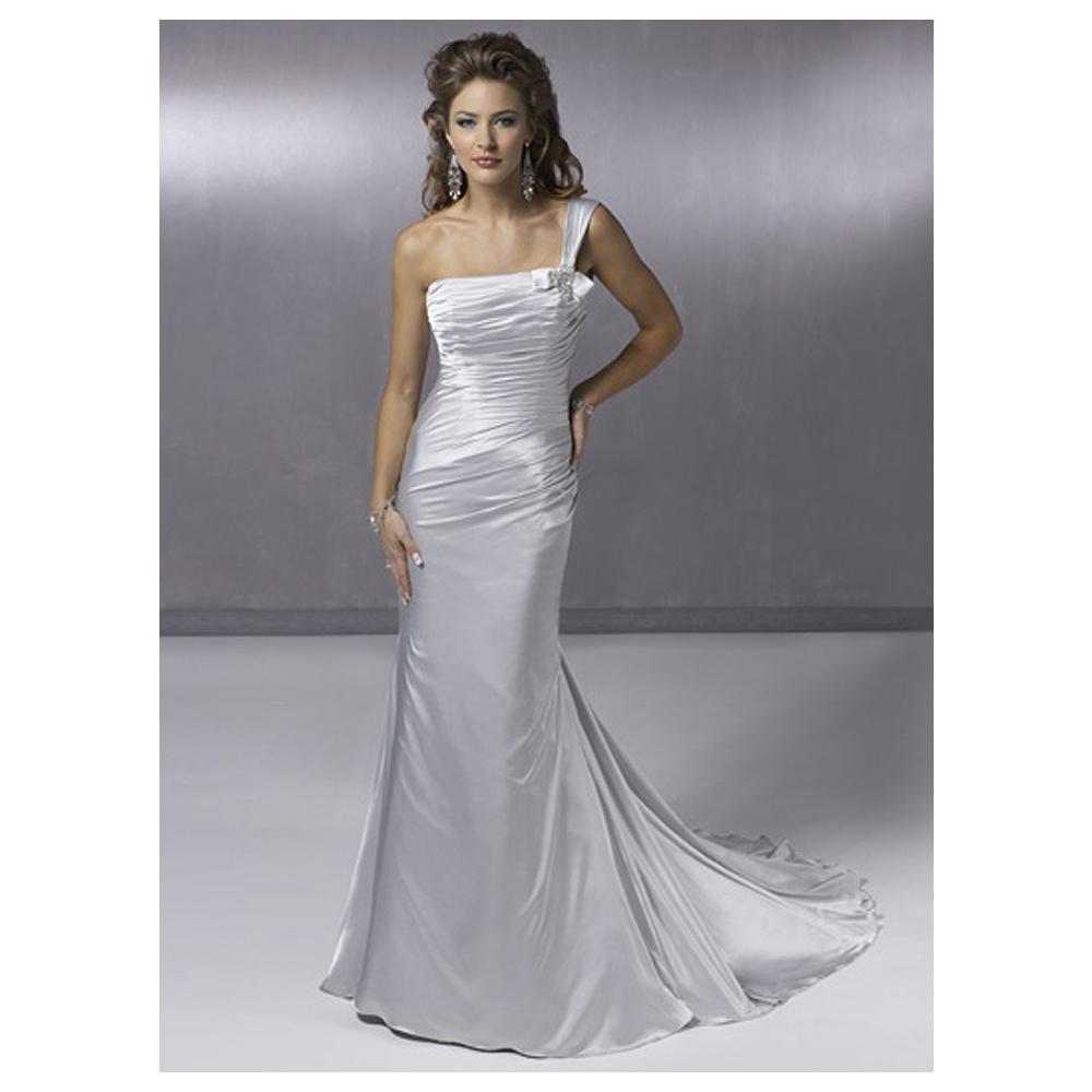 one shoulder wedding dresses