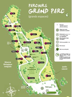 Zoodyssée grand parc plan