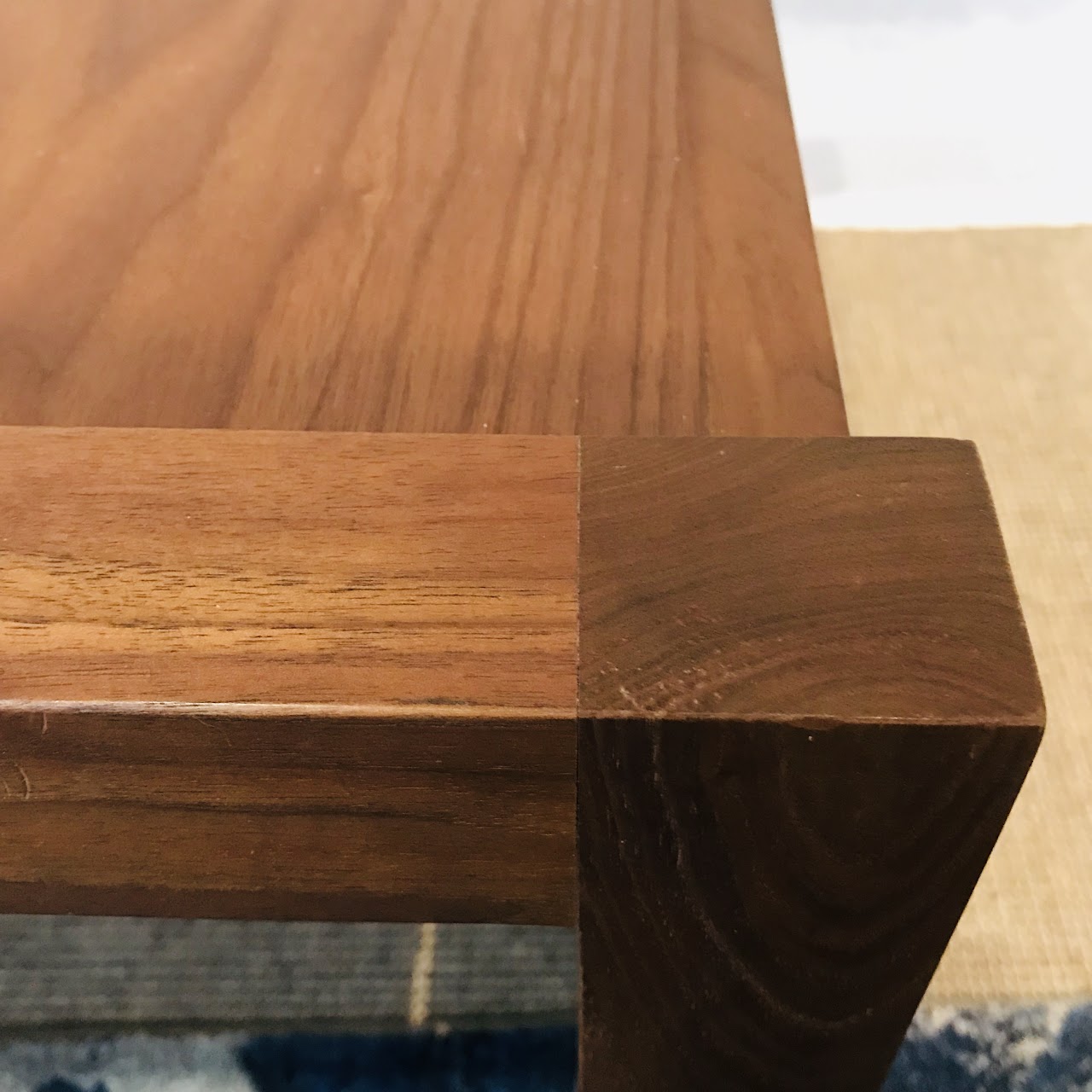 Contemporary Teak End Table