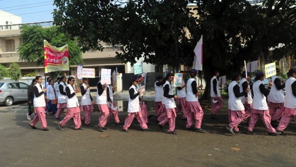 Pupils in Procession