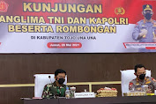 Kunjungi Personil di Sulteng, Panglima TNI dan Kapolri Pastikan Negara Tak Akan Kalah dari Teroris