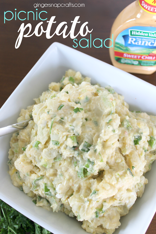 Picnic Potato Salad at GingerSnapCrafts.com