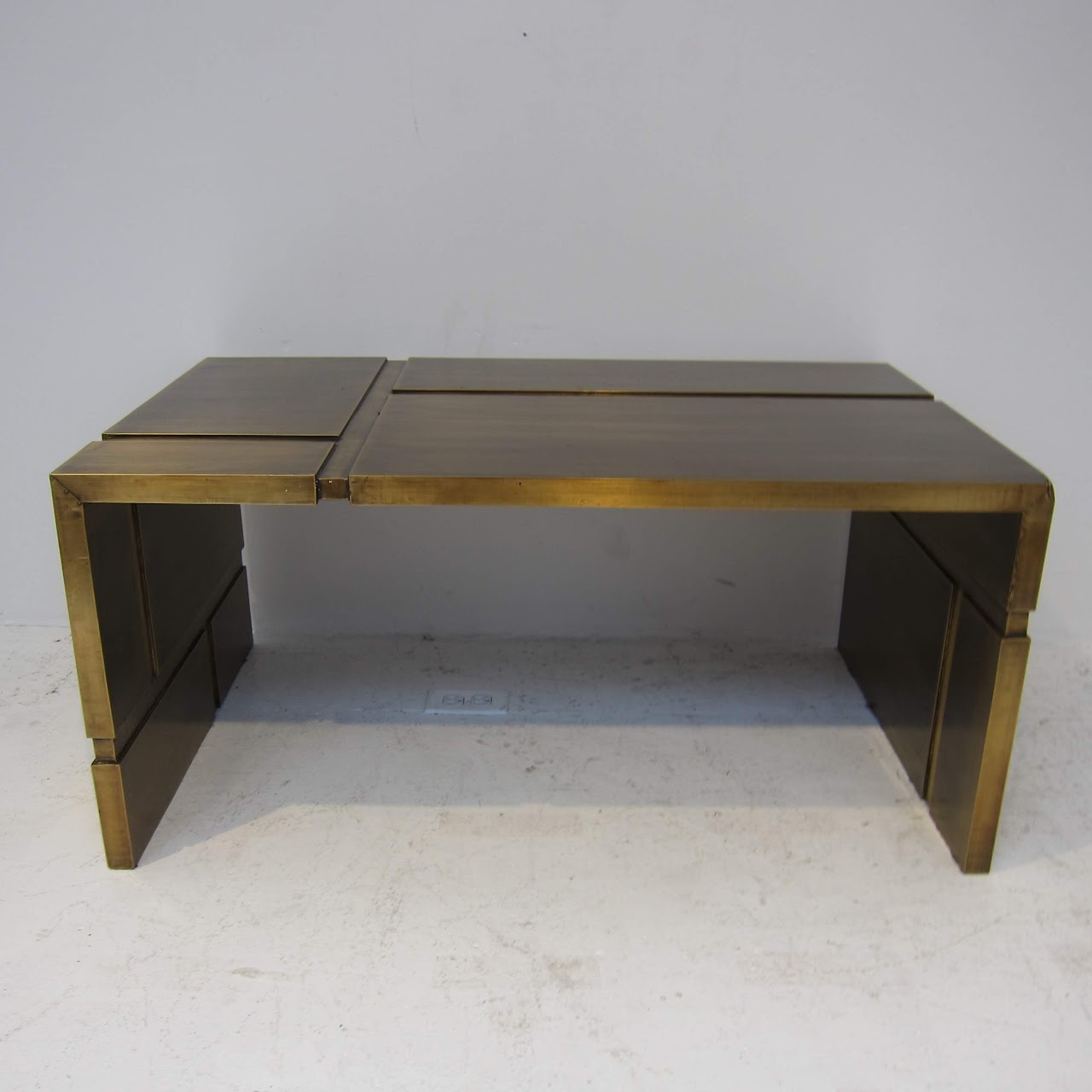 Brass Clad Coffee Table