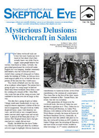 Cover of Walter Rowe's Book Mysterious Delusions Witchcraft in Salem