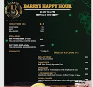 Barrys Sky Lounge menu 3