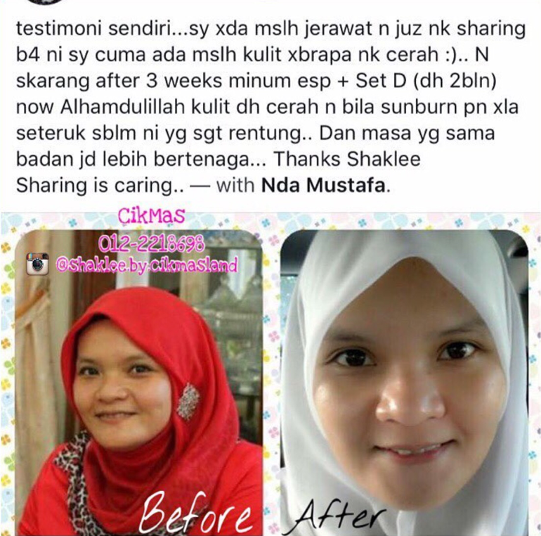 testimoni esp shaklee