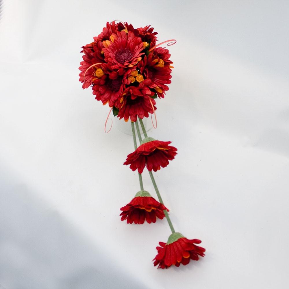 Red and Orange Gerbera Bridal