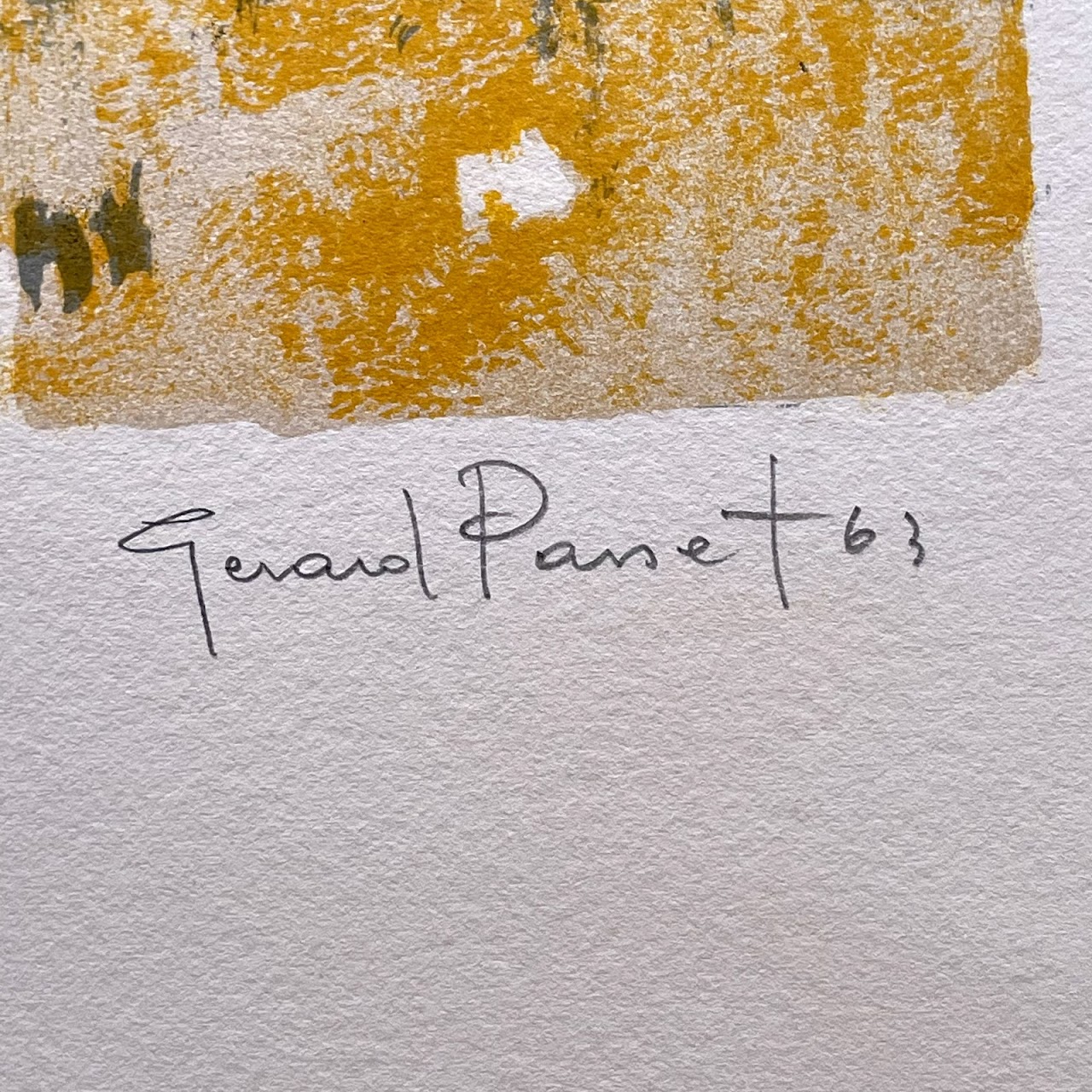 Gerard Panet Signed Lithograph