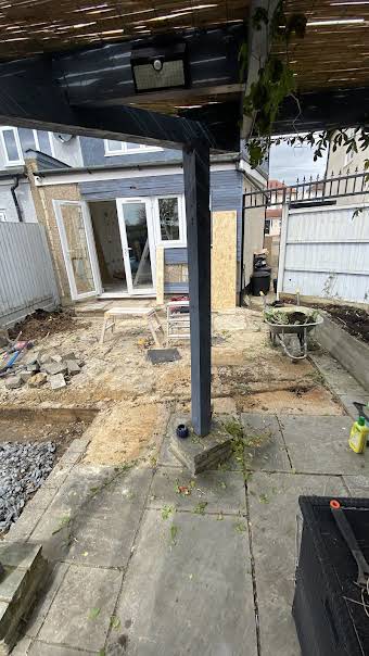 Double storey extension in progress  album cover