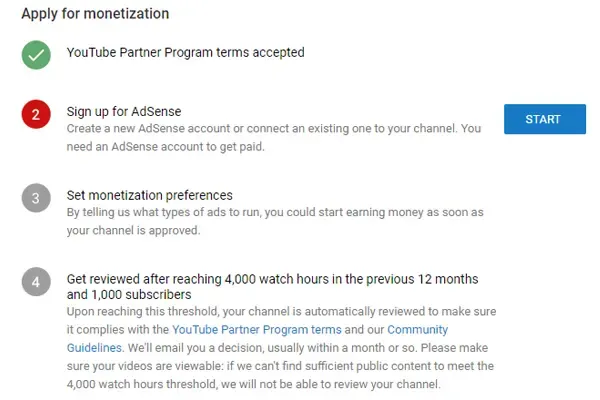 langkah monetisasi video youtube