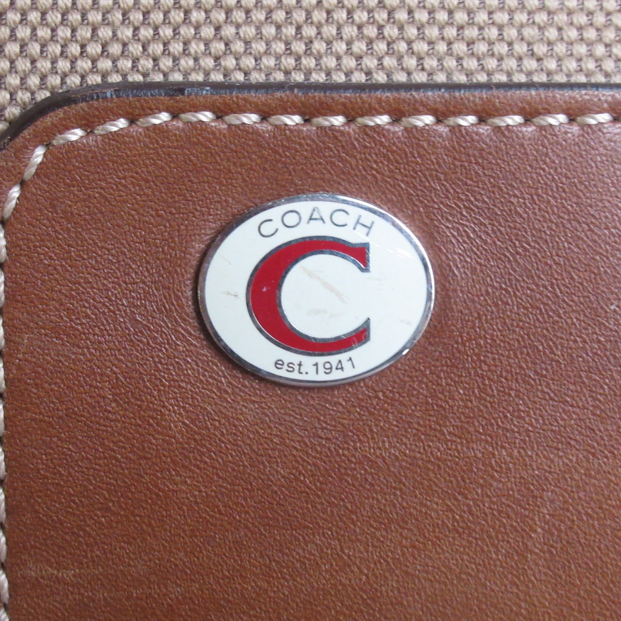 Coach Canvas Tote