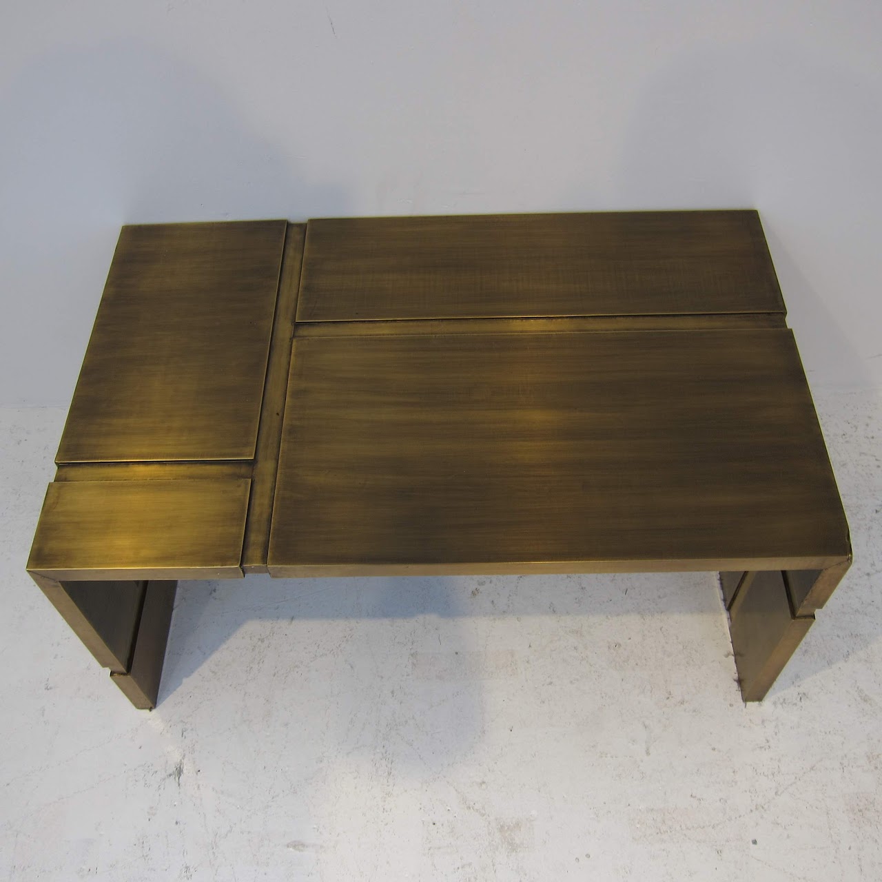 Brass Clad Coffee Table