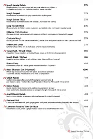 Nawab Asia menu 3