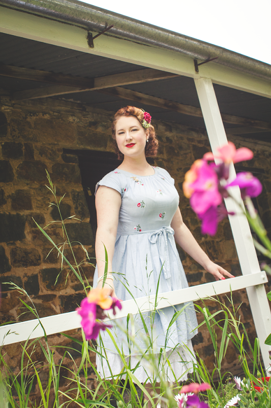 1950's Swirl dress and vintage style | Lavender & Twill