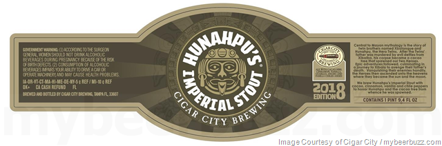 Cigar City Hunahpu’s Imperial Stout 2018