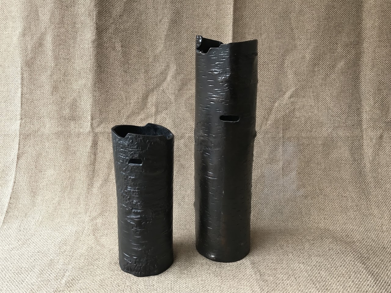 Michael Aram Bark Vase Pair