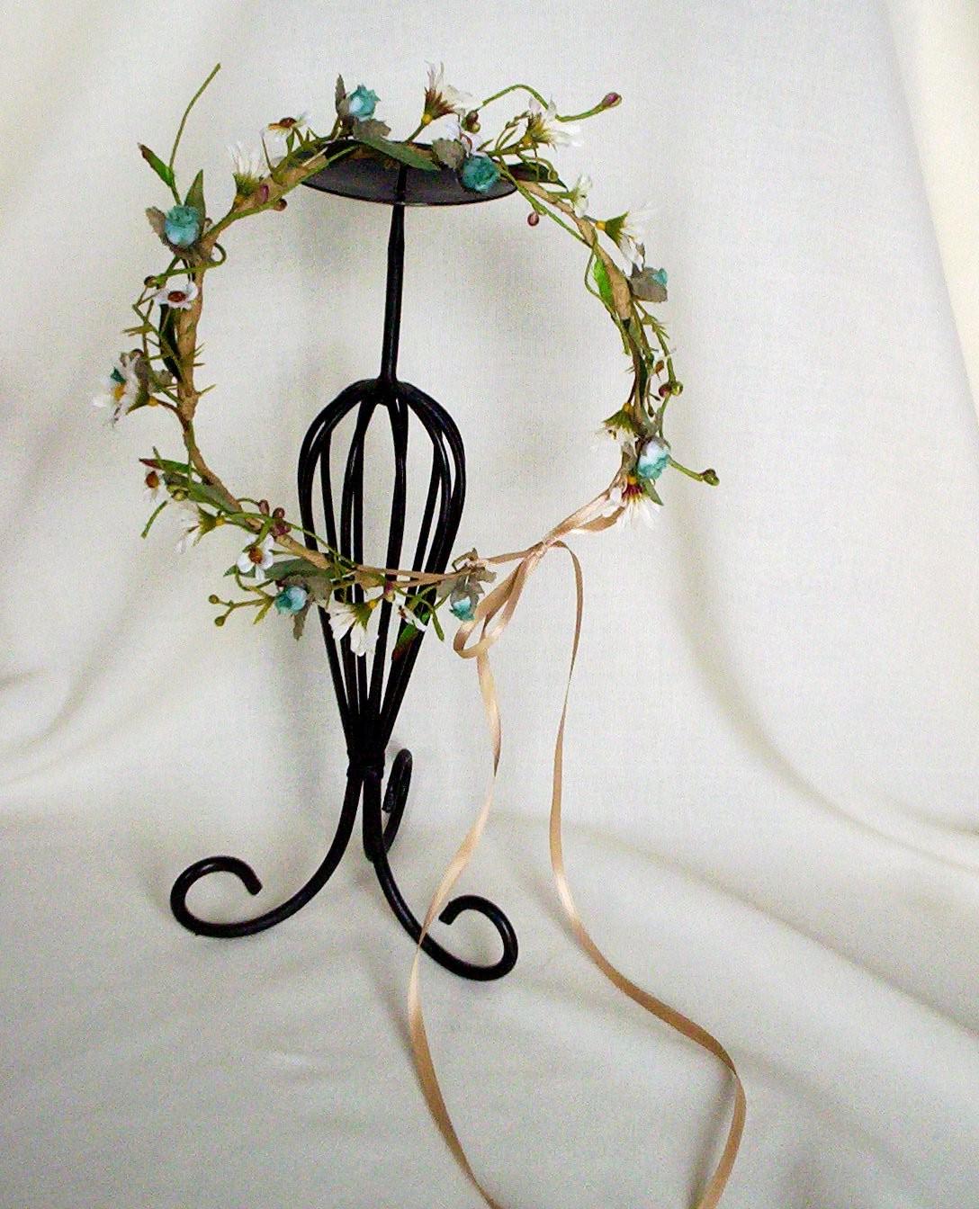 Bride Hair Wreath Bohemian