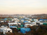 overzicht over een deel van het tentenkamp