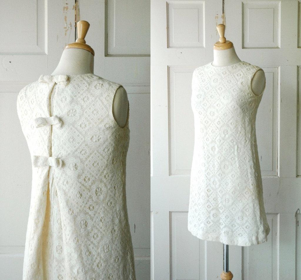 1960s Mod Wedding Dress