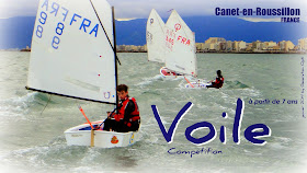 Entrainement voile Optimist Perpignan enfants