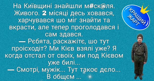 На Київщині знайшли москаля. Живого.