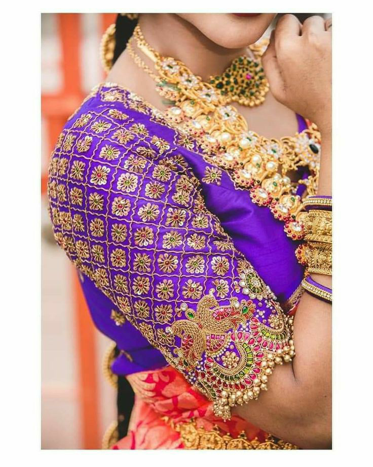 aari work Blouse Designs 2021||bride blouse designs||