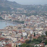 Uitzicht vanaf Bohali over de stad Zakynthos.