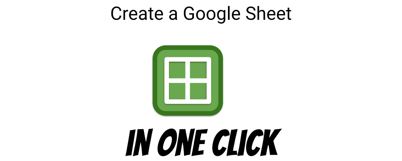 Create a Google Sheet™ Preview image 2