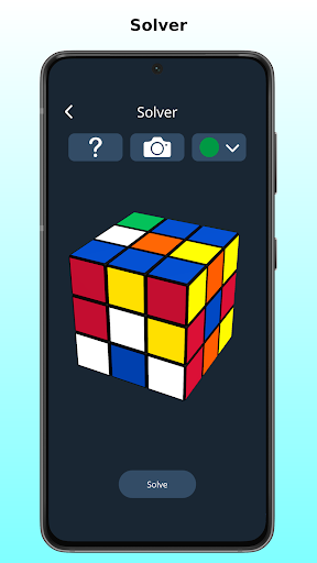 Screenshot Solviks: Rubiks Cube Solver