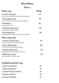 Black House menu 2