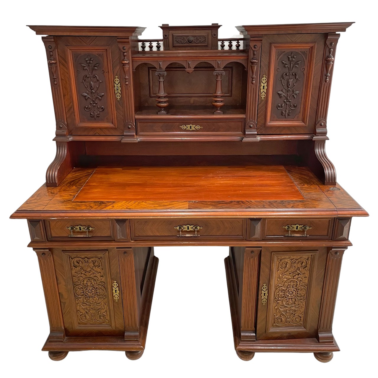 Eastlake Mahogany Desk