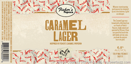 Flying Dog Fisher’s Popcorn Caramel Lager