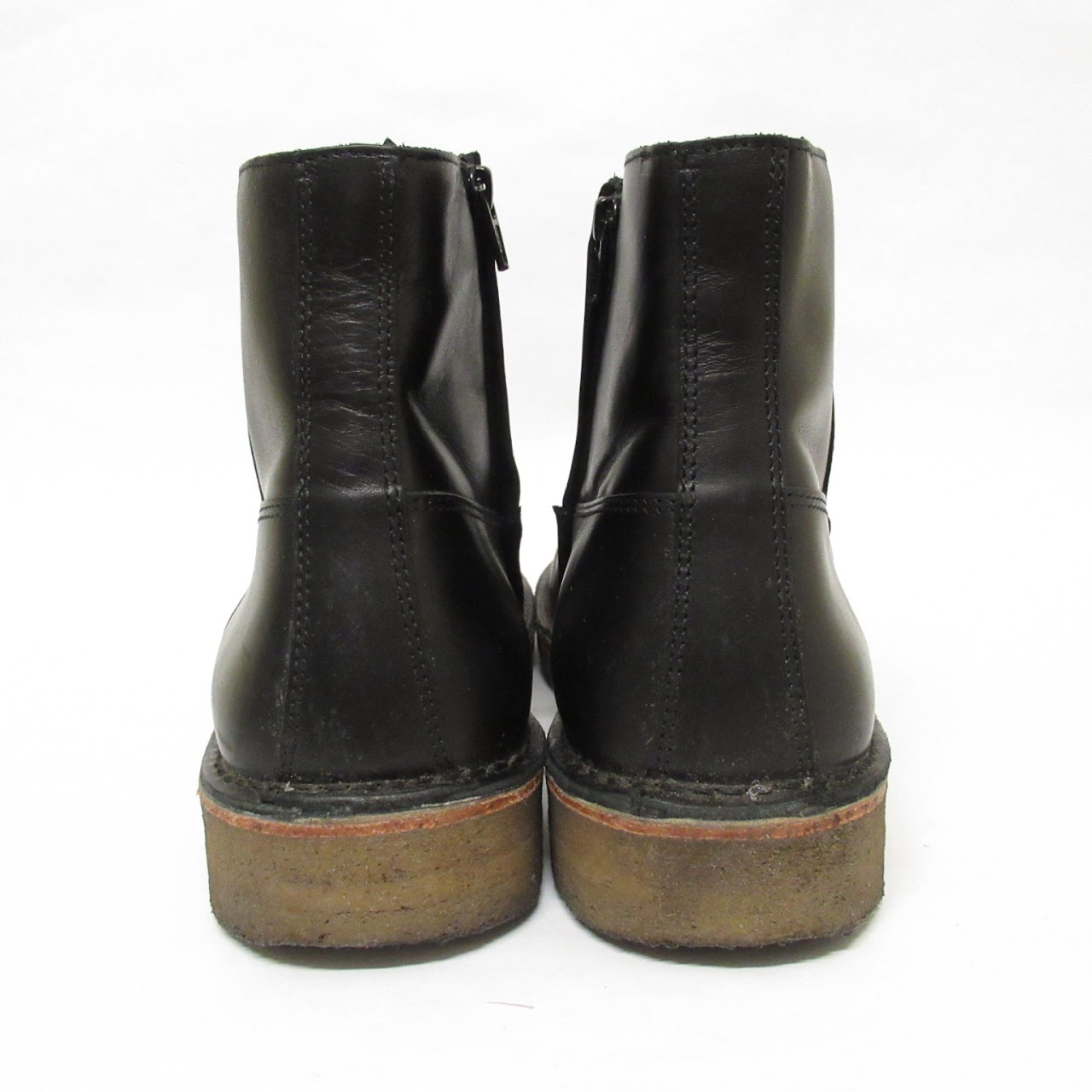 A.P.C. BLack Leather Boots