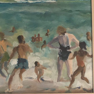 Leslie Bender Beach Painting